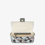 Baguette Canvas Bag With Multicolor Ff Embroidery 8BR600ARC2F1OPK product photo 4
