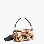 Baguette Canvas Bag With Multicolor Ff Embroidery 8BR600ARC2F1OQ6 product photo 2