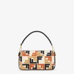 Baguette Canvas Bag With Multicolor Ff Embroidery 8BR600ARC2F1OQ6 product photo 3