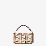 Baguette Mini Canvas Bag With Multicolor Ff Embroidery 8BS017ANH4F1PJ4 product photo 3