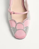Bowow Pumps In Moir?? Fabric With Crystals 45MM 6W2S0LC0CQG_R2E product photo 6