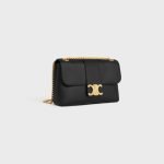 Medium Celine Victoire Bag In Supple Calfskin Black 115853FDU.38NO product photo 2