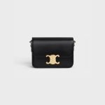 Teen Triomphe Bag In Shiny Calfskin Black 188423BF4.38NO product photo 1