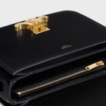 Teen Triomphe Bag In Shiny Calfskin Black 188423BF4.38NO product photo 4