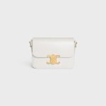 Teen Triomphe Bag In Shiny Calfskin White 188423BF4.01BC product photo 1