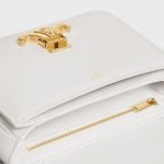 Teen Triomphe Bag In Shiny Calfskin White 188423BF4.01BC product photo 4