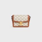 Teen Triomphe Bag In Triomphe Canvas And Calfskin White 188882BZ4.01BC product photo 1