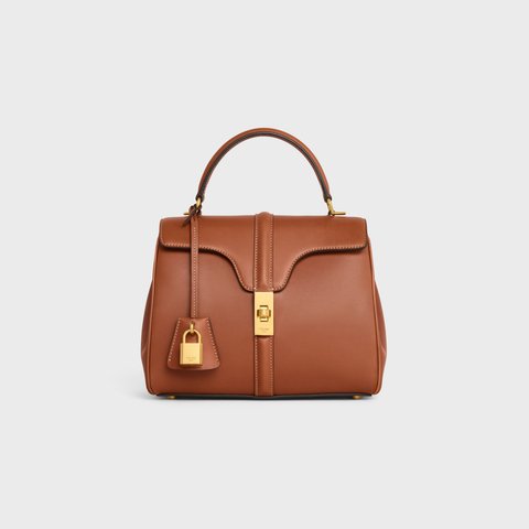 SMALL 16 BAG IN NATURAL CALFSKIN TAN