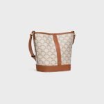 Small Bucket In Triomphe Canvas And Calfskin White 191442CAS.01BC product photo 2