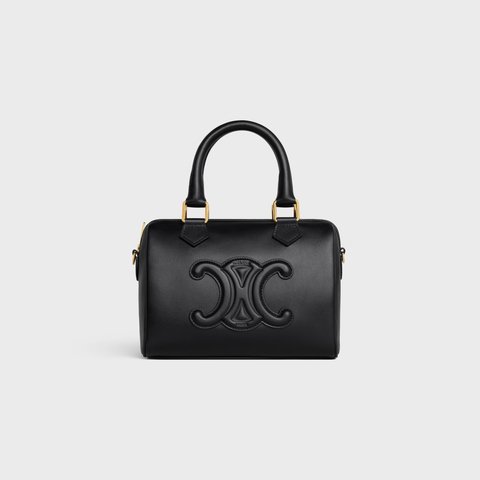 SMALL BOSTON IN SMOOTH CALFSKIN BLACK