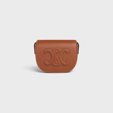 FOLCO CUIR TRIOMPHE IN SMOOTH CALFSKIN TAN