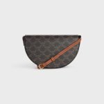 Besace Cuir Triomphe In Triomphe Canvas And Calfskin Tan 111232DNK.04LU product photo 3