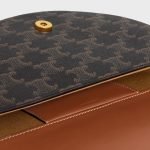 Besace Cuir Triomphe In Triomphe Canvas And Calfskin Tan 111232DNK.04LU product photo 4