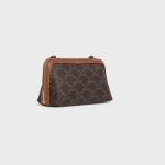 Clutch With Chain In Triomphe Canvas And Lambskin Tan 10E382CBX.04LU product photo 2