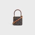 Mini Vanity Case In Triomphe Canvas And Calfskin Tan 10J762CZ1.04LU product photo 3