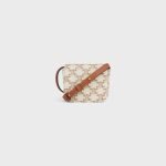 Mini Claude In Textile With Triomphe Print And Calfskin White 10I512FCW.01BC product photo 3