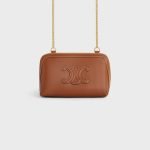 Clutch On Chain Cuir Triomphe In Smooth Calfskin Tan 10E383DR8.04LU product photo 1
