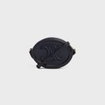 Crossbody Oval Purse Cuir Triomphe In Smooth Calfskin Black 10I703DPQ.38NO product photo 3