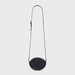 Crossbody Oval Purse Cuir Triomphe In Smooth Calfskin Black 10I703DPQ.38NO product photo 5