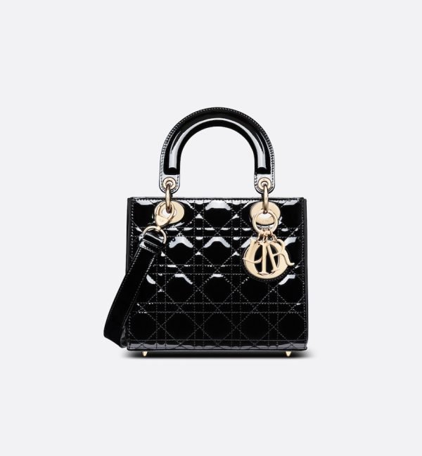 Dior Small Lady Dior Bag Handbags- Patent Leather M0531OWCB_M900 product photo 1