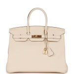 Hermes Birkin 35 Nata Clemence Gold Hardware 68979 product photo 1