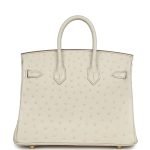 Hermes Birkin 25 Beton Ostrich Gold Hardware 68980 product photo 4