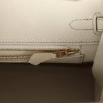 Hermes Birkin 25 Beton Ostrich Gold Hardware 68980 product photo 7