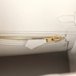 Hermes Birkin 25 Beton Matte Alligator Gold Hardware 68981 product photo 8