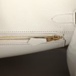 Hermes Birkin 30 Beton Matte Porosus Crocodile Gold Hardware 68983 product photo 7