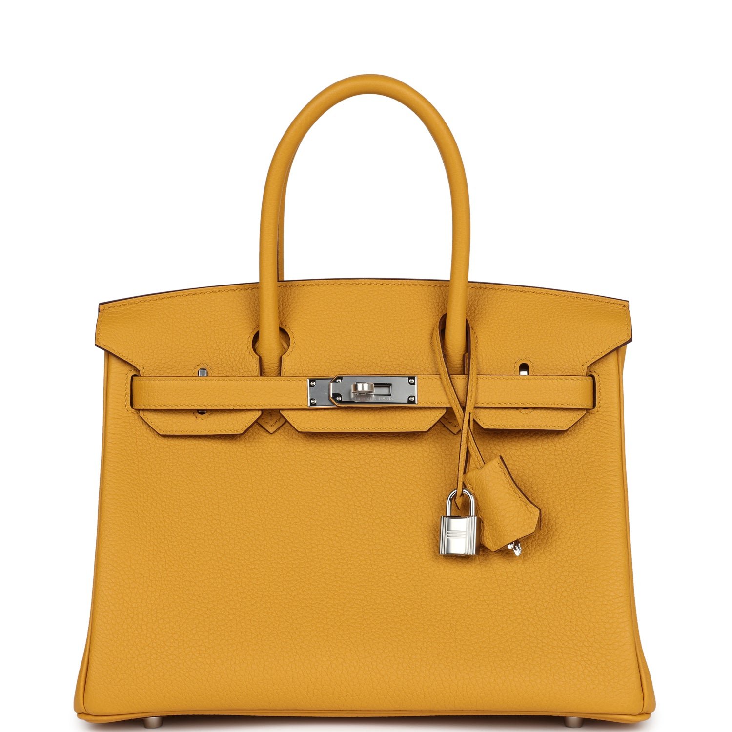 Hermes Birkin 30 Jaune Ambre Togo Palladium Hardware 69037 product photo 1