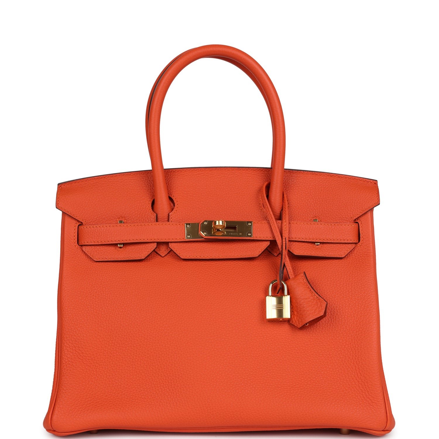Hermes Birkin 30 Feu Togo Gold Hardware 69081 product photo 1