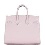 Hermes Birkin Sellier 25 Mauve Pale Epsom Palladium Hardware 69083 product photo 4