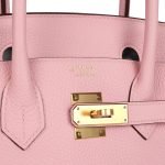 Hermes Special Order (hss) Birkin 30 Rose Sakura Verso Clemence Gold Hardware 69175 product photo 6