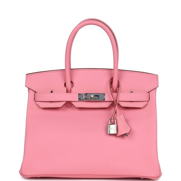 Hermes Birkin 30 Rose Confetti Epsom Palladium Hardware 69177 product photo 1