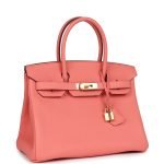 Hermes Special Order (hss) Birkin 30 Rose Candy Togo Gold Hardware 69178 product photo 2