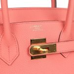 Hermes Special Order (hss) Birkin 30 Rose Candy Togo Gold Hardware 69178 product photo 6