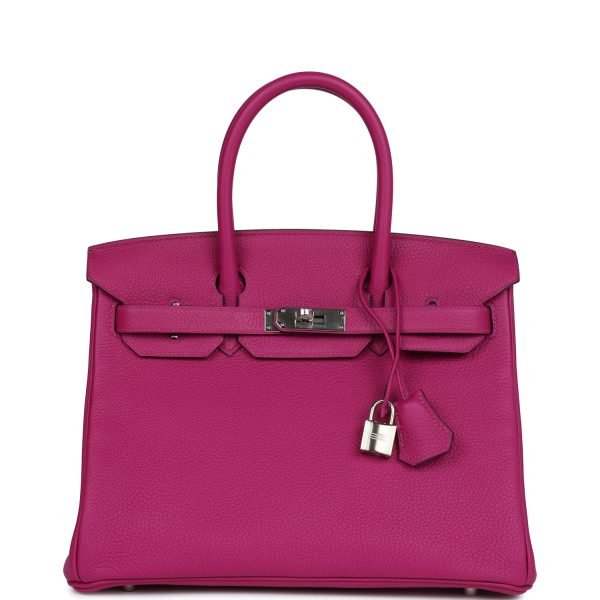 Hermes Birkin 30 Rose Pourpre Togo Palladium Hardware 69273 product photo 1