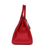 Hermes Birkin 35 Rouge Casaque Epsom Palladium Hardware 69545 product photo 3