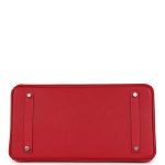 Hermes Birkin 35 Rouge Casaque Epsom Palladium Hardware 69545 product photo 5