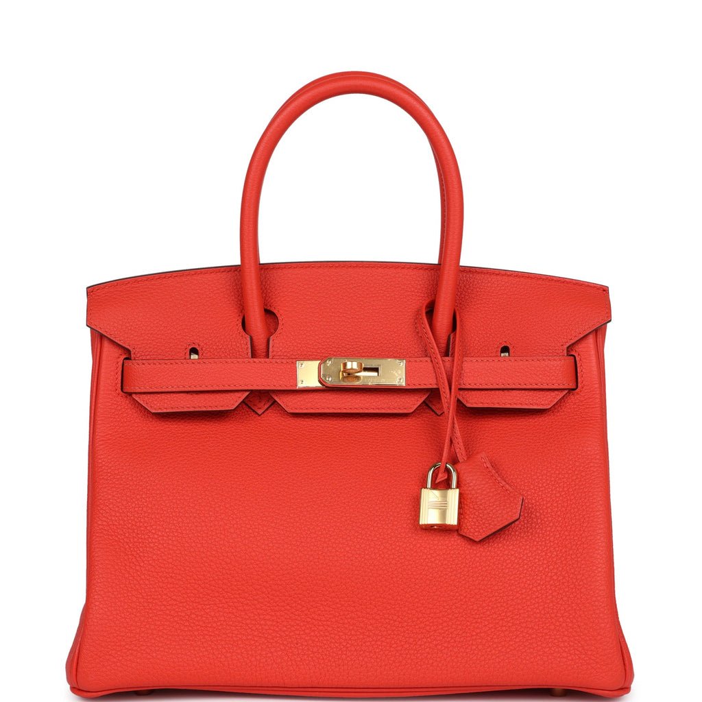 Hermes Birkin 30 Capucine Togo Gold Hardware 69546 product photo 1