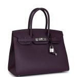 Hermes Birkin Sellier 30 Cassis Madame Palladium Hardware 69937 product photo 2