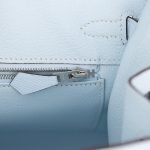 Hermes Birkin Sellier 25 Bleu Brume Epsom Palladium Hardware 69938 product photo 8