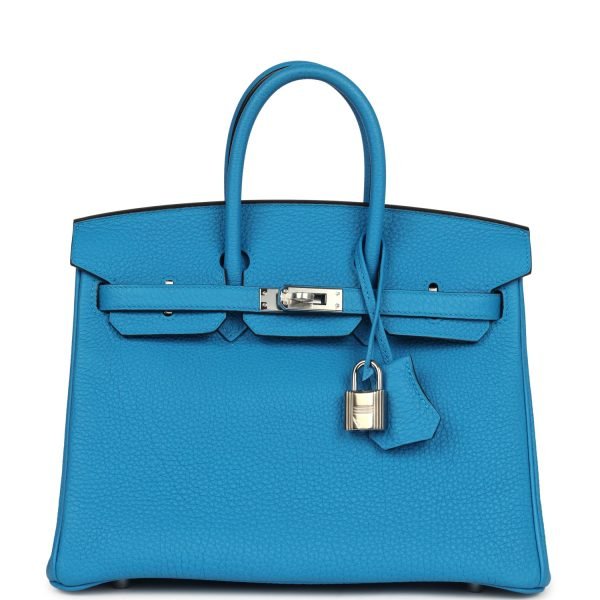 Hermes Birkin 25 Bleu Zanzibar Togo Palladium Hardware 70022 product photo 1