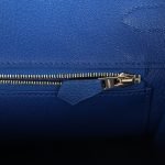 Hermes Birkin 35 Bleu France Togo Gold Hardware 70024 product photo 8