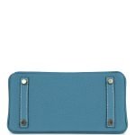 Hermes Birkin 25 Blue Jean Togo Gold Hardware 70059 product photo 5