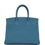 Hermes Birkin 30 Blue Jean Togo Palladium Hardware 70061 product photo 4