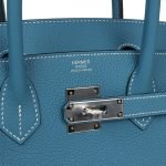 Hermes Birkin 30 Blue Jean Togo Palladium Hardware 70061 product photo 6