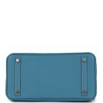 Hermes Birkin 30 Blue Jean Togo Gold Hardware 70062 product photo 5
