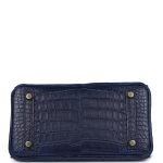 Hermes Birkin 25 Bleu Saphir Matte Alligator Gold Hardware 70482 product photo 5