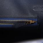 Hermes Birkin 25 Bleu Saphir Matte Alligator Gold Hardware 70482 product photo 8